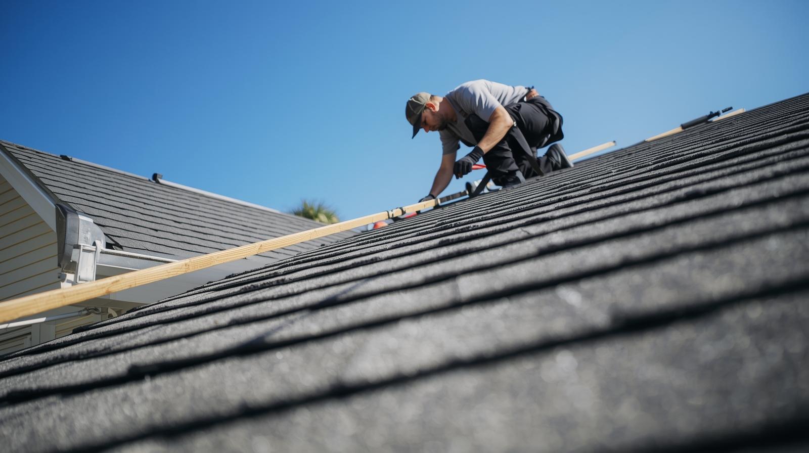 Lankford Roofing crew at work